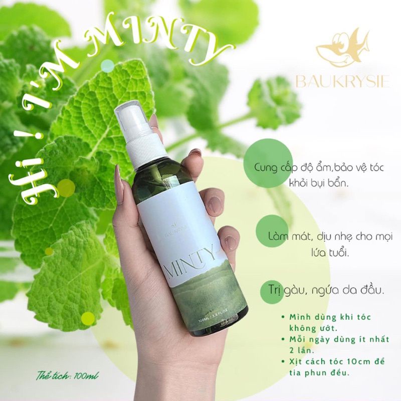 MINTY - Xịt Dưỡng Da Đầu Bạc Hà