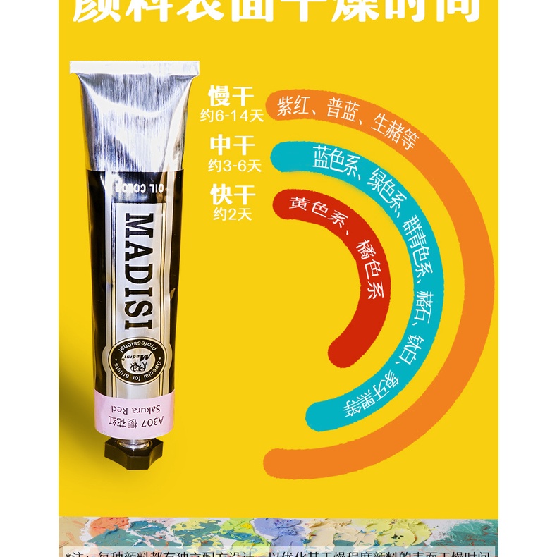 1 Tuýp Sơn Dầu 50ml Chuyên Nghiệp Cho Người Mới Bắt Đầu