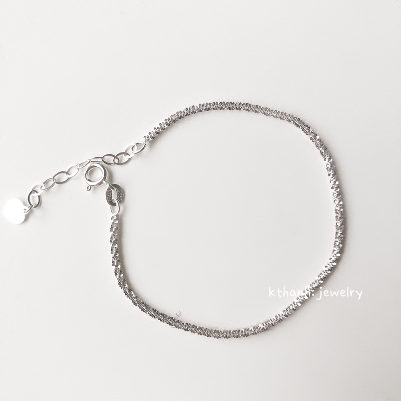 Lắc Tay Bạc 925 kim sa