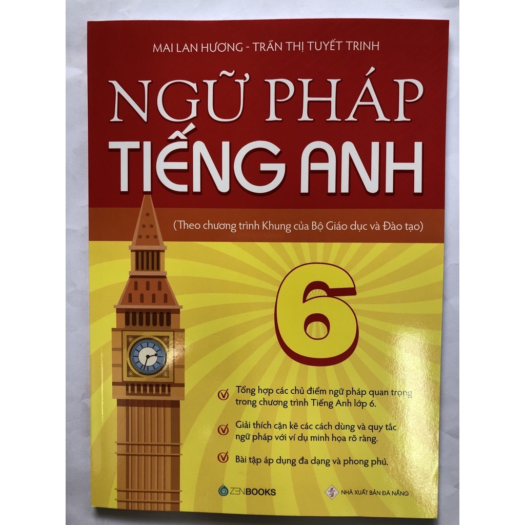 Sách - Ngữ Pháp Tiếng Anh Lớp 6  - Mai Lan Hương