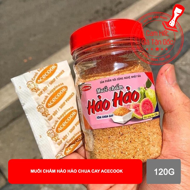 Muối chấm hảo hảo tôm chua cay (acecook_120gr)