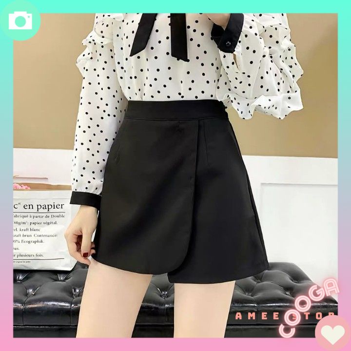 Quần giả váy chữ A đẹp, quần giả váy ngắn công sở CG007