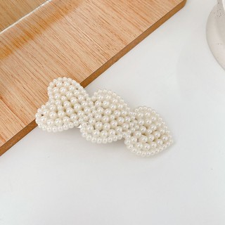 Kẹp tóc đính hạt phong cách Hàn Quốc