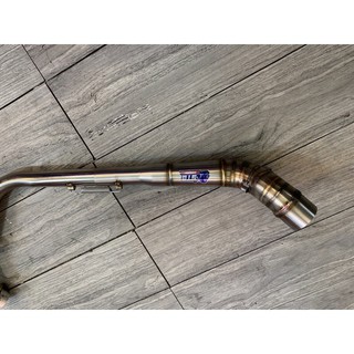 cổ pô  2 khúc 304 gắn lon pô tăng cho xe winner sonic