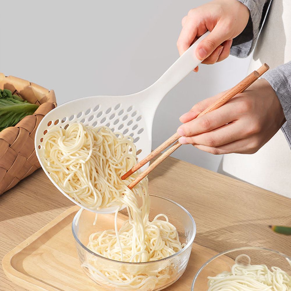 CONOPERYMuỗng lưới vớt thức ăn  bằng nylon chống bỏng cho nhà bếp