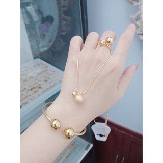 bộ trang sức bi titan mẫu tháng 6