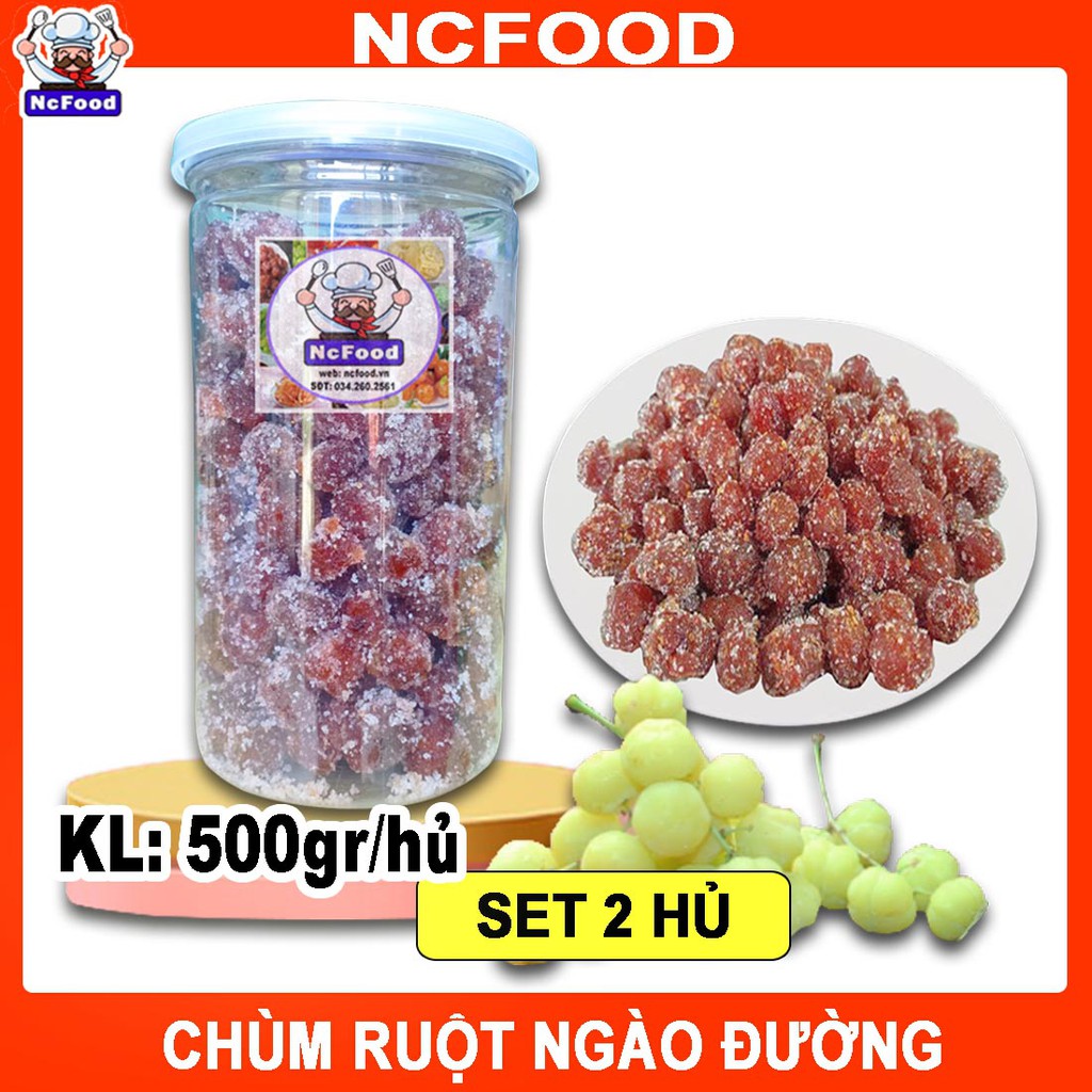 Chùm Ruột Cay Ngào Đường (500g-1kg) HỦ PEP