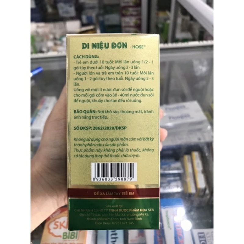 Cốm Tan DI NIỆU ĐƠN - Giảm Tiểu Đêm, Đái Dầm, Ra Mồ Hôi Trộm