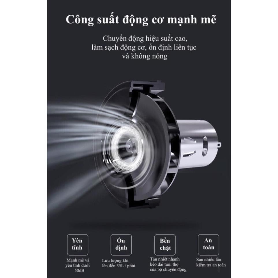 Máy hút bụi cầm tay 4 đầu thông minh không dây cao cấp AIKESI, lực hút siêu mạnh hút sạch bui bẩn, lông thú- BH 12 Tháng | BigBuy360 - bigbuy360.vn