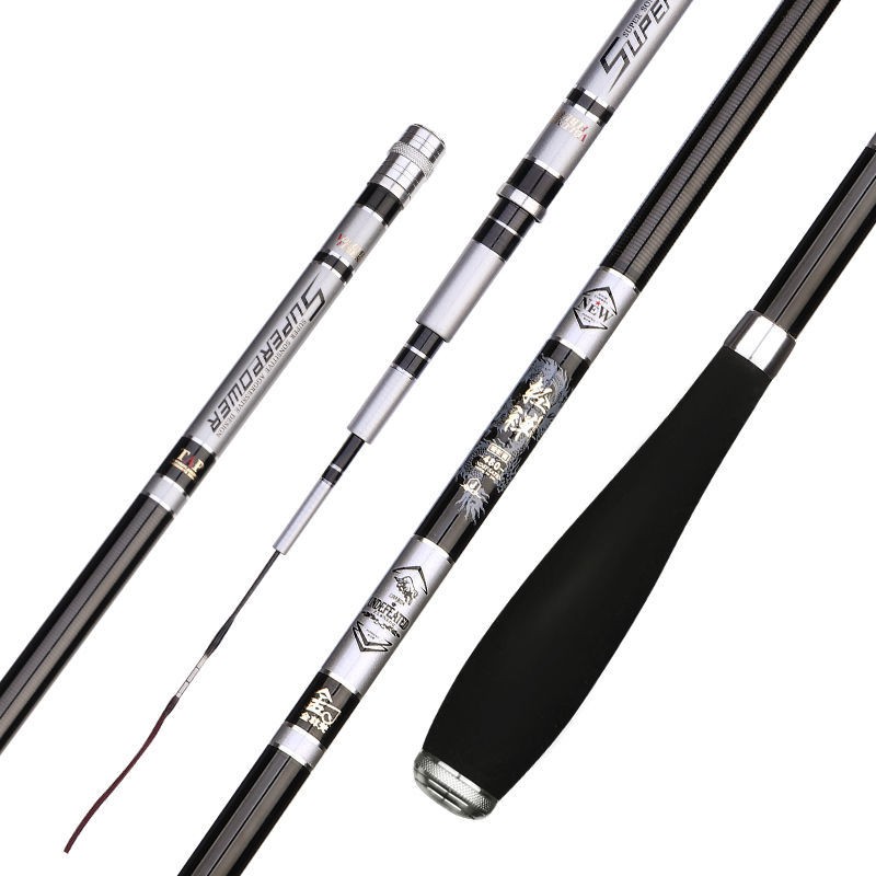 Hàng hiệu cực xịn, siêu nhẹ, -còn cứng, mịn ten thương nổi tiếng Bộ cần câu cá chép diếc 2837 chỉnh 19 carbon