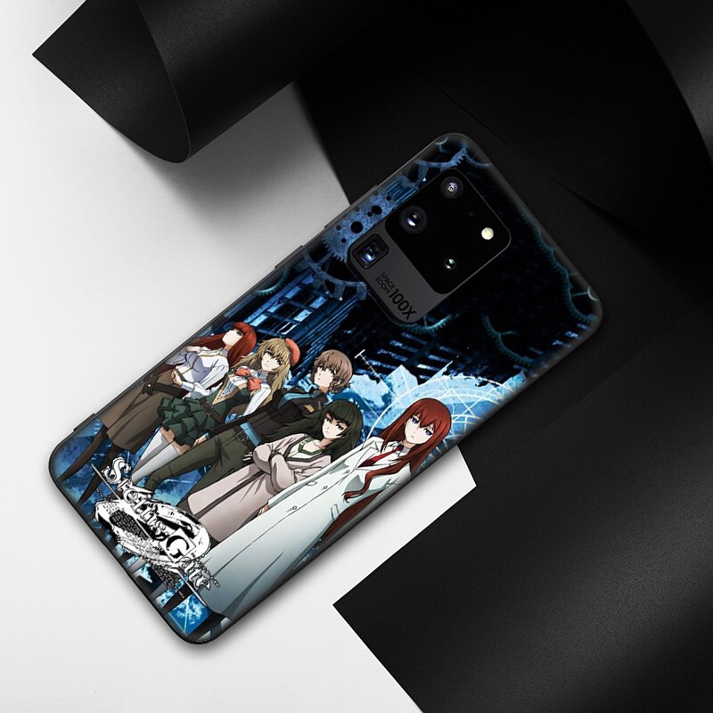 Ốp lưng hình Steins;Gate Anime cho Samsung Galaxy Note 20 Ultra 10 9 8 Plus A60 A70 A70s M40