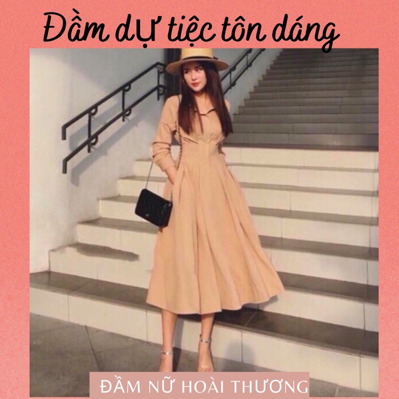 Đầm nữ dự tiệc / Váy nữ công sở đẹp phong cách hàn quốc Đầm Nữ Hoài Thương | BigBuy360 - bigbuy360.vn