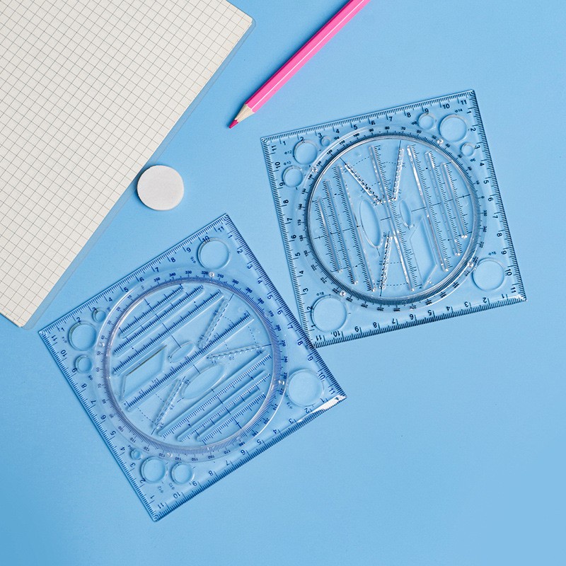 Thước kẻ hình tam giác đa năng có thể xoay được