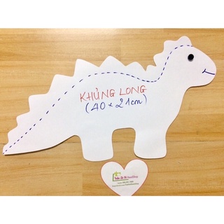 🦕 Rập giấy tự may gối Khủng Long