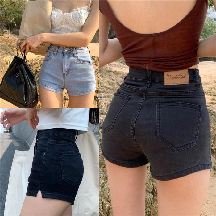 Quần Short Denim Lưng Cao Ống Rộng Thời Trang Hè 2021 Cho Nữ | BigBuy360 - bigbuy360.vn