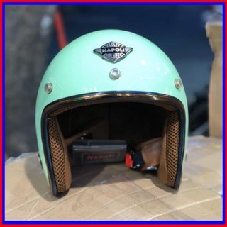 Mũ bảo hiểm 3/4 Napoli SH xanh ngọc