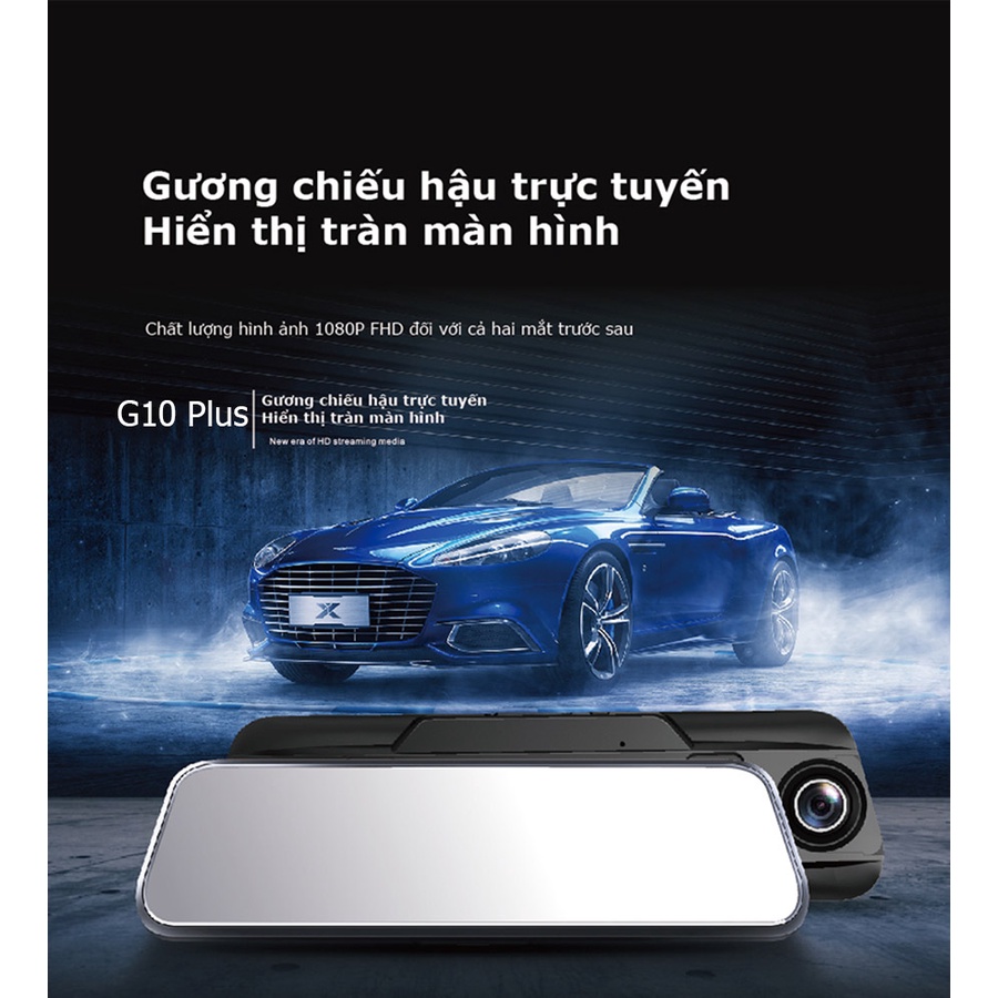 CAMERA HÀNH TRÌNH GƯƠNG G10 PLUS