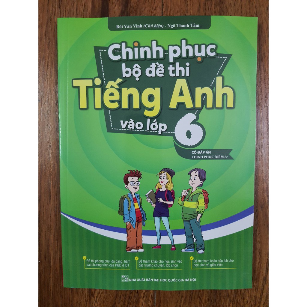 Sách - Chinh phục bộ đề thi Tiếng Anh vào lớp 6