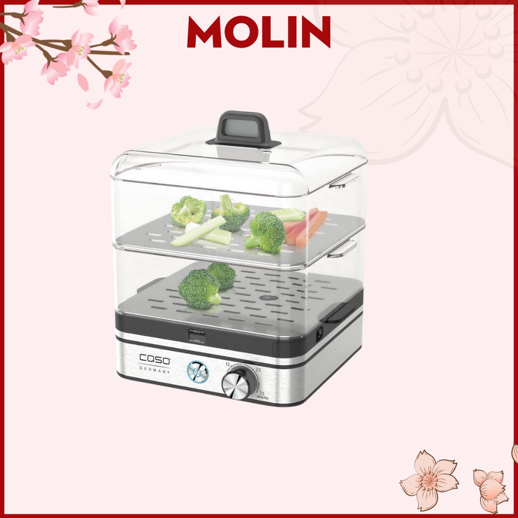 Nồi hấp điện mini 2 tầng Caso ED10