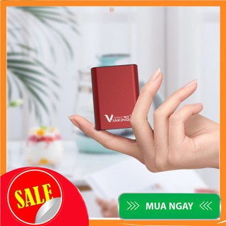 Sạc Dự Phòng Mini Hợp Kim Nhôm 10000 mAh - Hỗ Trợ Sạc Nhanh - Giá Rẻ Bất Ngờ