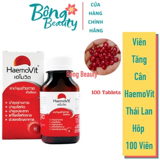 Tăng cân haemovit thái lan hộp 100 viên