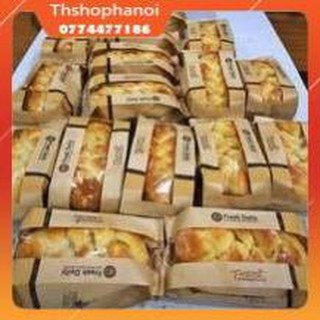 Túi Bánh mì hoa cúc màu nâu Bread bịch 100 cai
