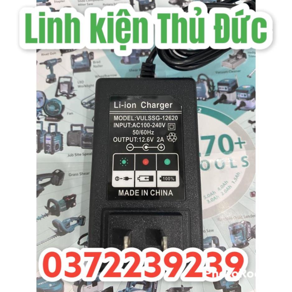 Lktd BN. Sạc 3S 12.6V 2A Loại tốt dùng cho pin Li-ion có đèn báo và tự ngắt khi đầy.
