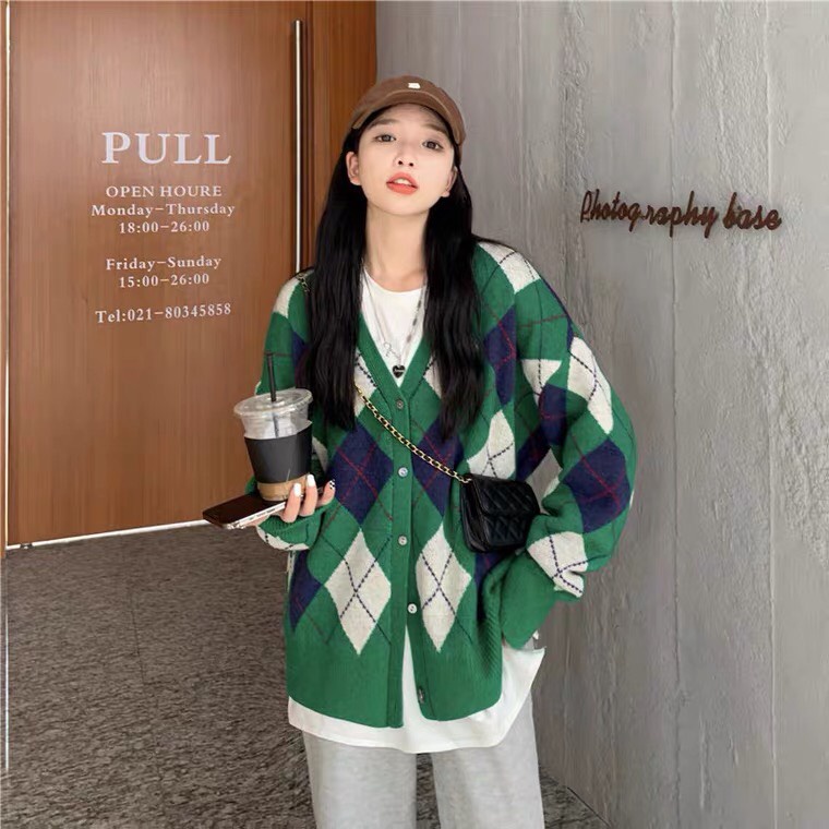 Áo khoác len nữ Áo cardigan chất len lông cừu dày dặn XONXEN SHOP freesize mã 03001
