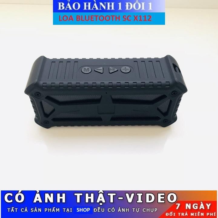 [ Loa bluetooth không dây Hàng hiệu SC-X112- Âm thanh chuẩn đẳng cấp Nhật bản (loa vi tính di động mini)