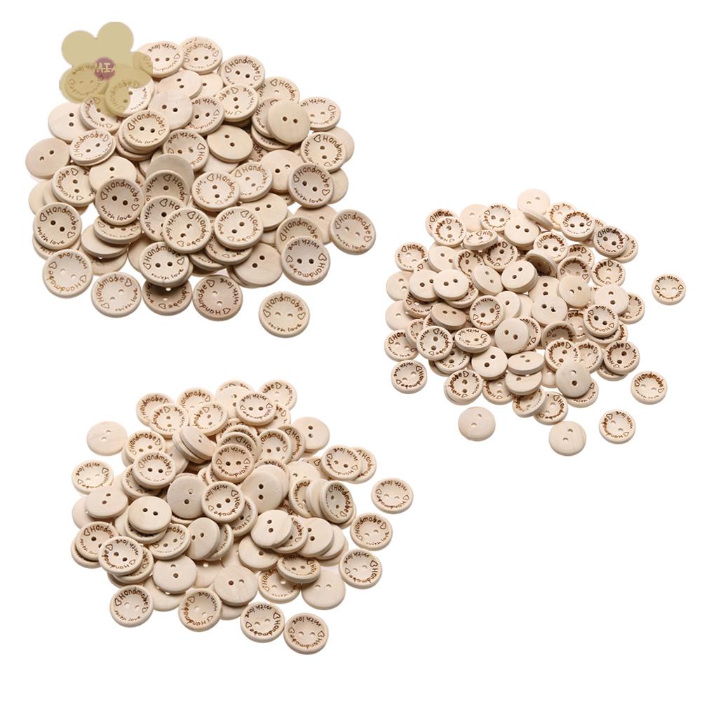 Gói 100 Nút Áo Hình Trái Tim Thời Trang 2016