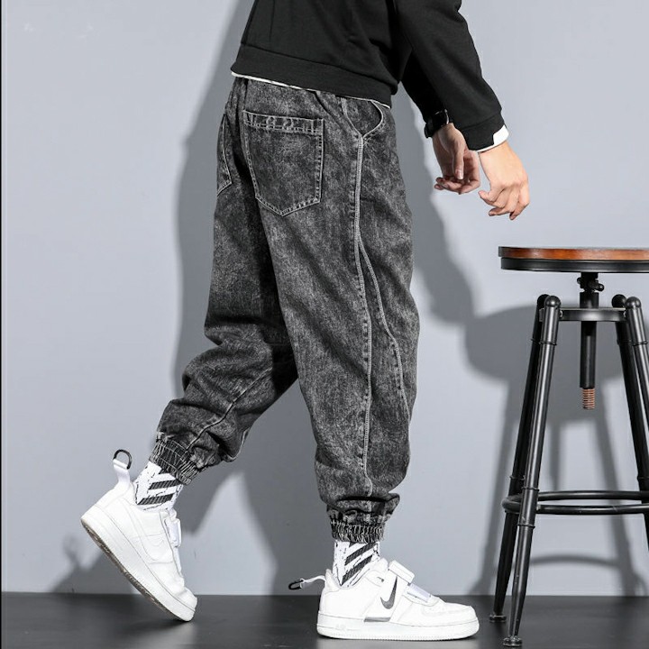 Quần jeans jogger màu trơn Mã: ND1756