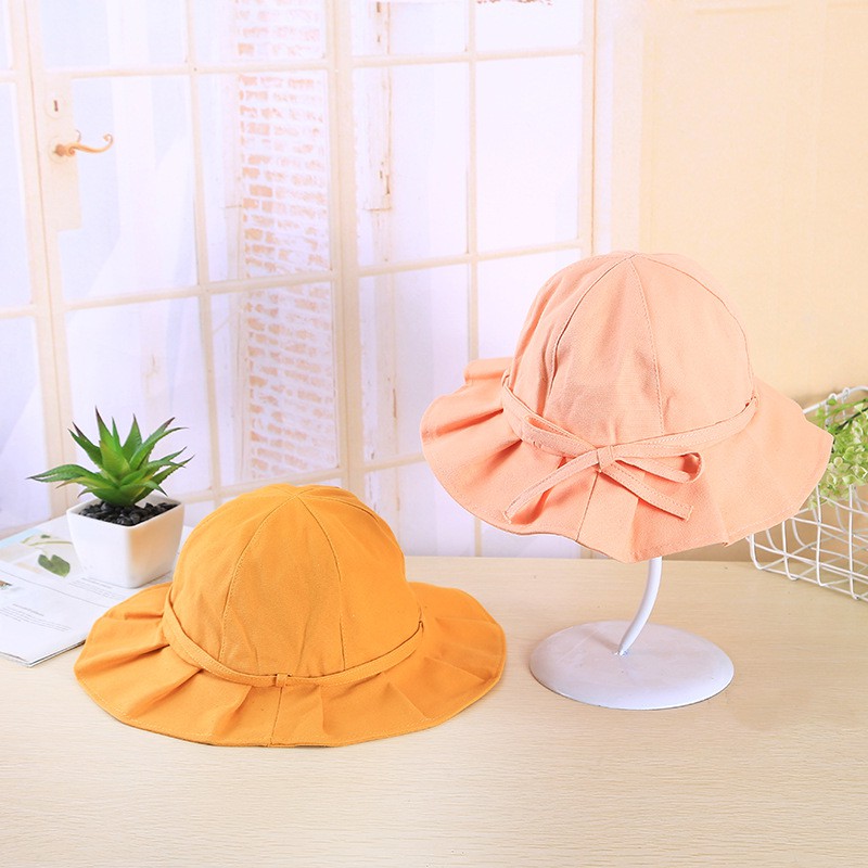 Nón nữ tai bèo nhún mũ hàn quốc mori - nc145