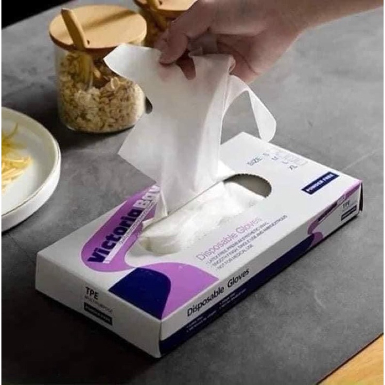 Hộp 100 Chiếc Găng Tay Siêu Dai Victoria Bay Đa Năng Cảm Ứng Điện Thoại