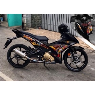 tem rời exciter 150 đen gấu panda