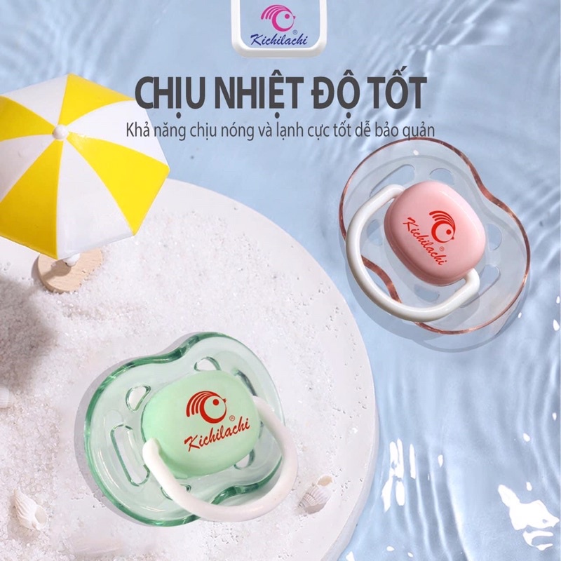 [Chính hãng] Núm ti ngậm Silicone an toàn cho bé