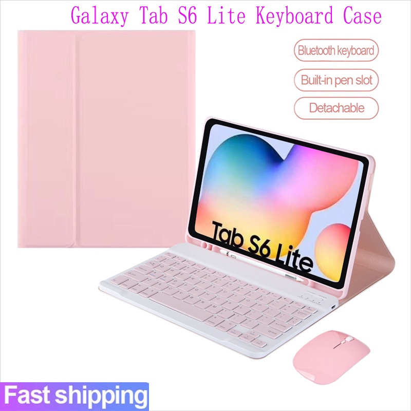 Ốp Máy Tính Bảng Có Bàn Phím Bluetooth Không Dây Cho Samsung Galaxy Tab S6 Lite 10.4 2022 SM-P613 SM-P619