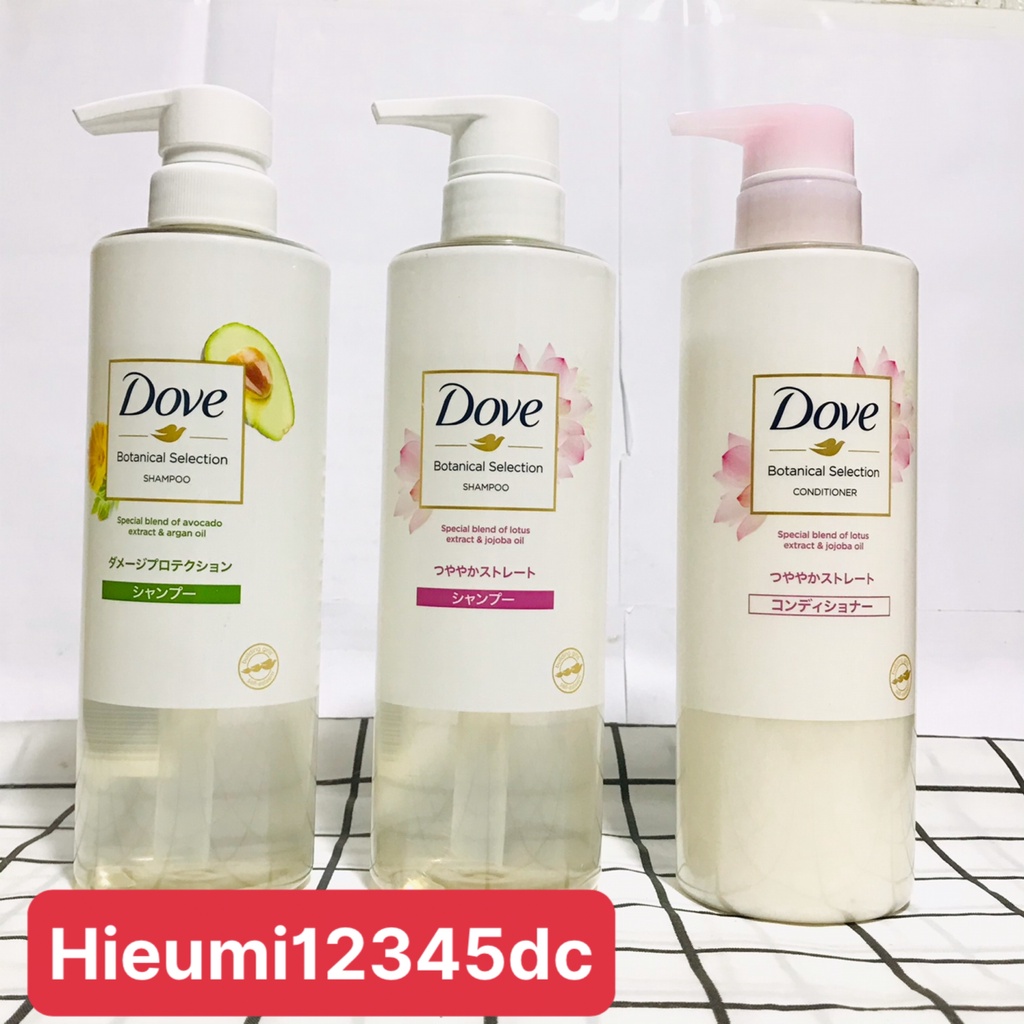Dầu Gội Dove Nhật Mượt Tóc Chiết Xuất Hoa Sen & Dầu Jojoba Dưỡng Tóc Mềm Mượt, Vào Nếp 500G