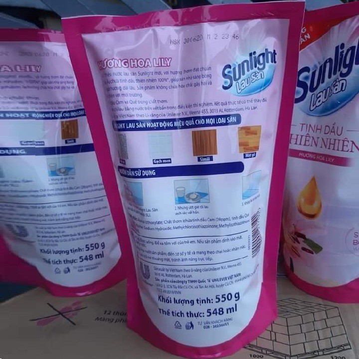 Nước lau sàn sunlight Thiên nhiên 550g