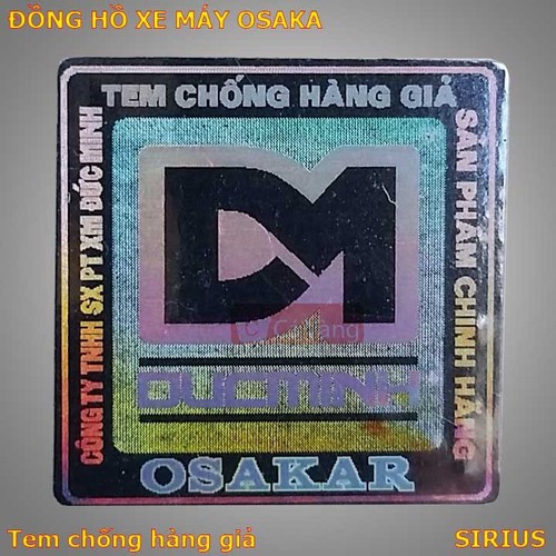 Đồng hồ xe máy Yamaha Sirius chất lượng như Zin chính hãng OSAKA - Vindecal BD