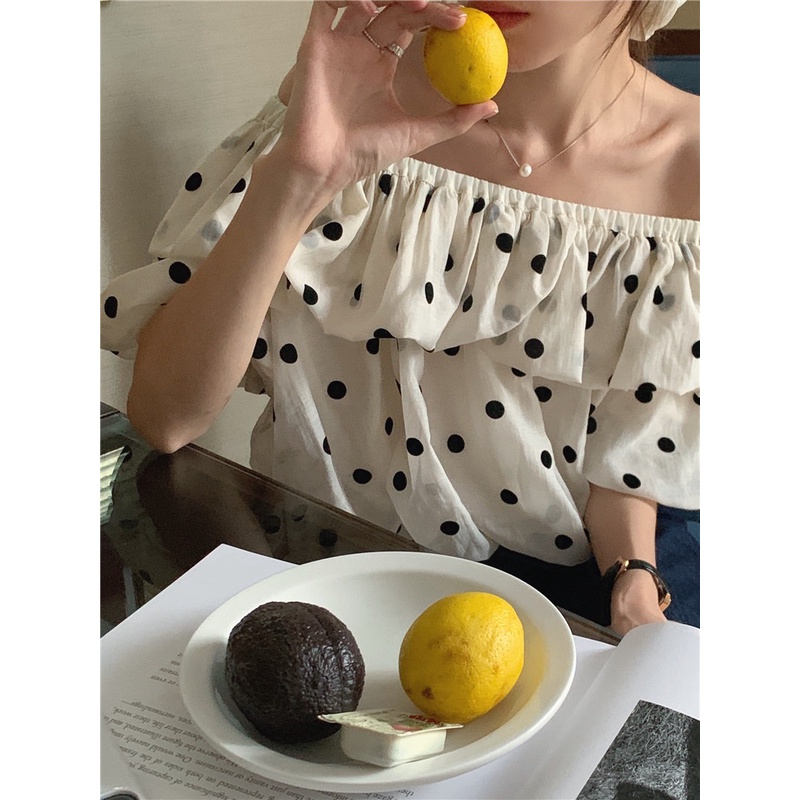 Áo Sơ Mi Tencel Chấm Bi Lãng Mạn 52583