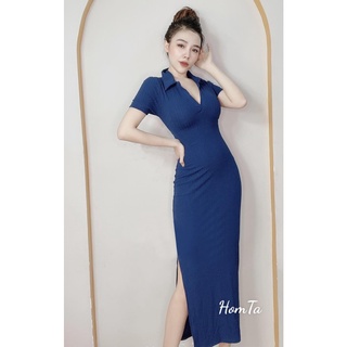 Đầm Body Hở Lưng Cột Dây , Đầm Dây Lưng