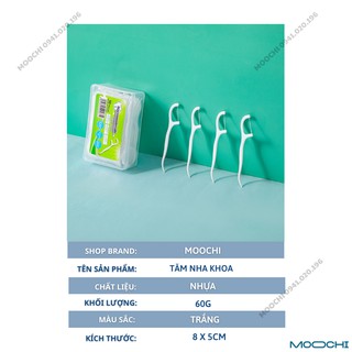 Tăm Chỉ Nha Khoa Chăm Sóc, Vệ Sinh Răng Miệng Hộp 50 Cái