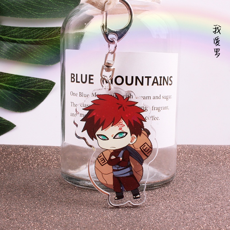 Móc khóa hình nhân vật Kakashi Uzumaki Naruto bằng acrylic phiên bản giới hạn xinh xắn 6cm