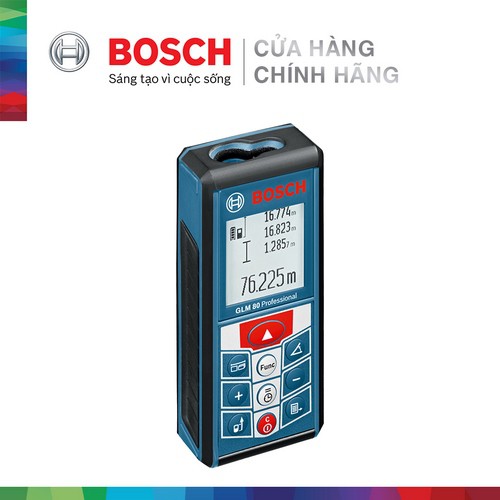 [Mã BOSCH150K giảm 150K] Máy đo khoảng cách laser Bosch GLM 80