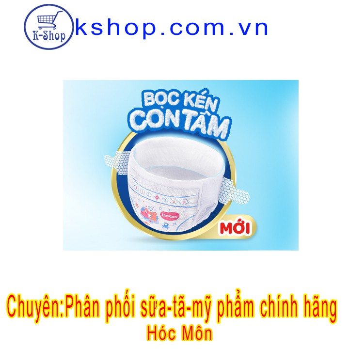 Tã dán Huggies Dry M ( 6-11kg, 76 miếng)- mẫu mới bọc kén con tằm