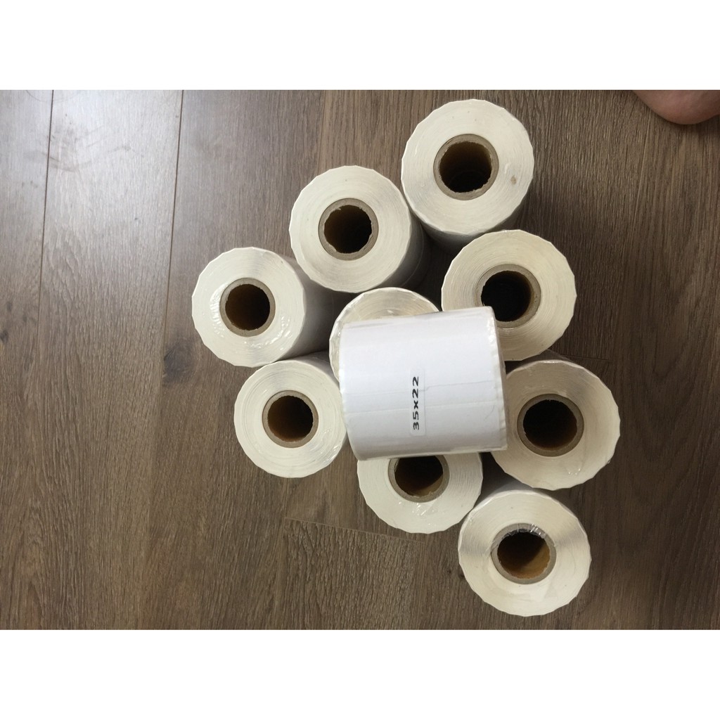 Combo 10 cuộn tem mã vạch 2 tem giá 480k 70x22