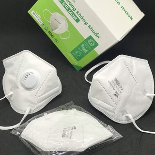 Khẩu trang SHB Pro mask 3D N95 Lọc Bụi Siêu Mịn, Có Van Thở, hàng Việt Nam xuất khẩu ( 1 cái )