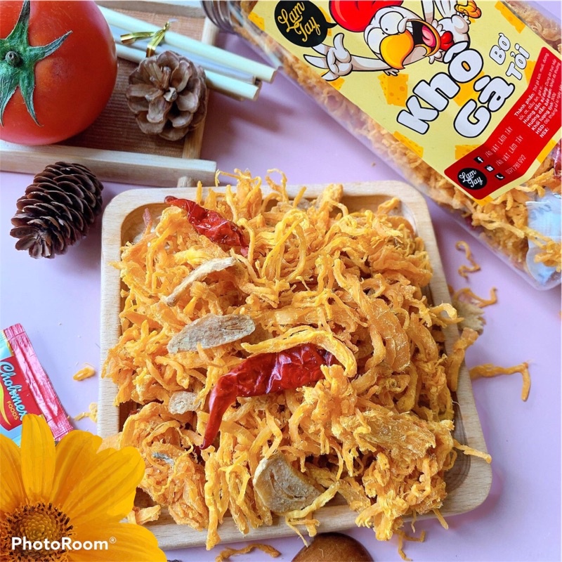 ✅ [HÀNG CÓ SẴN] Khô gà bơ tỏi  300gr- Cực ngon cực mê 💥 | BigBuy360 - bigbuy360.vn