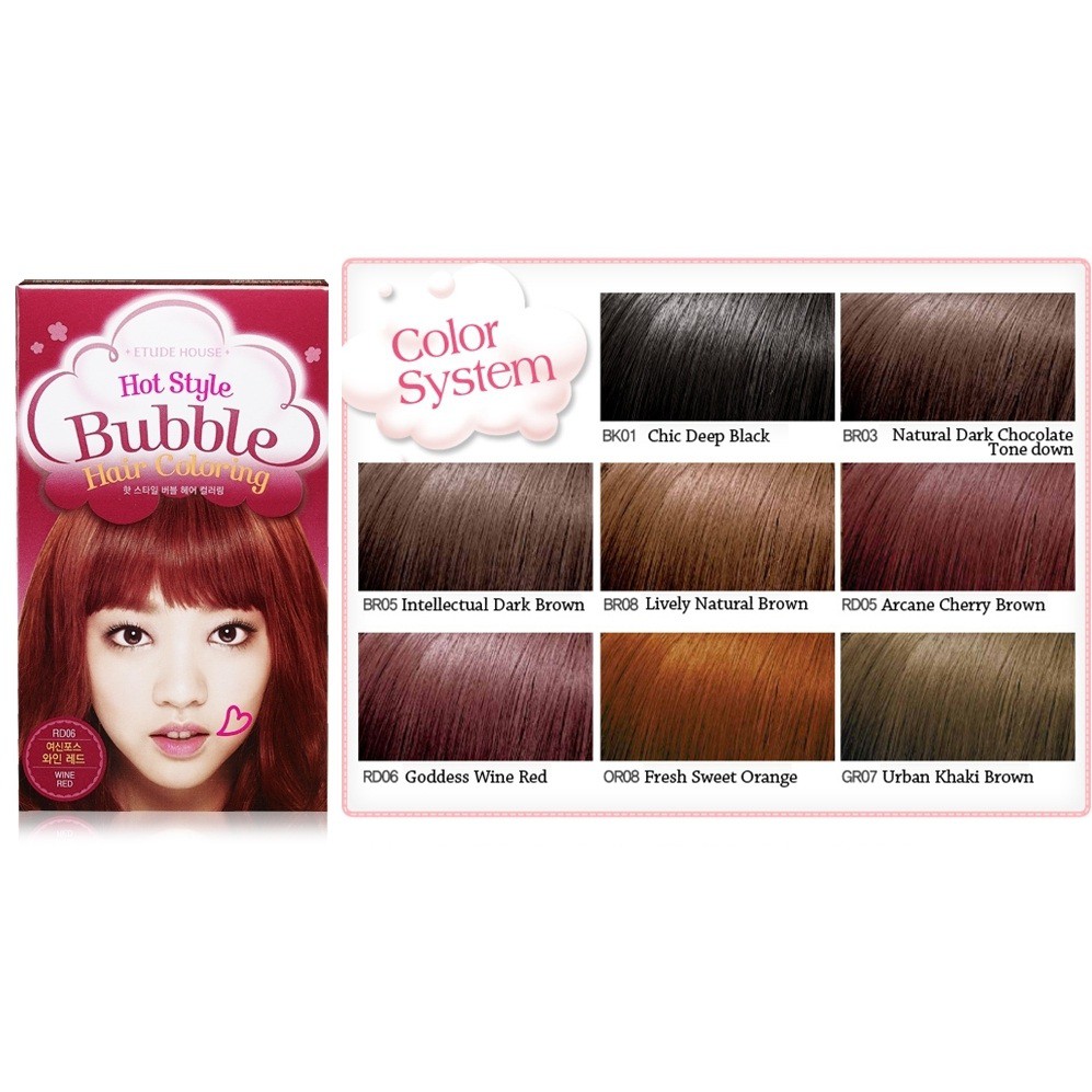 Nhuộm tóc gội dạng bọt Bubble Hair Coloring etudee | BigBuy360 - bigbuy360.vn