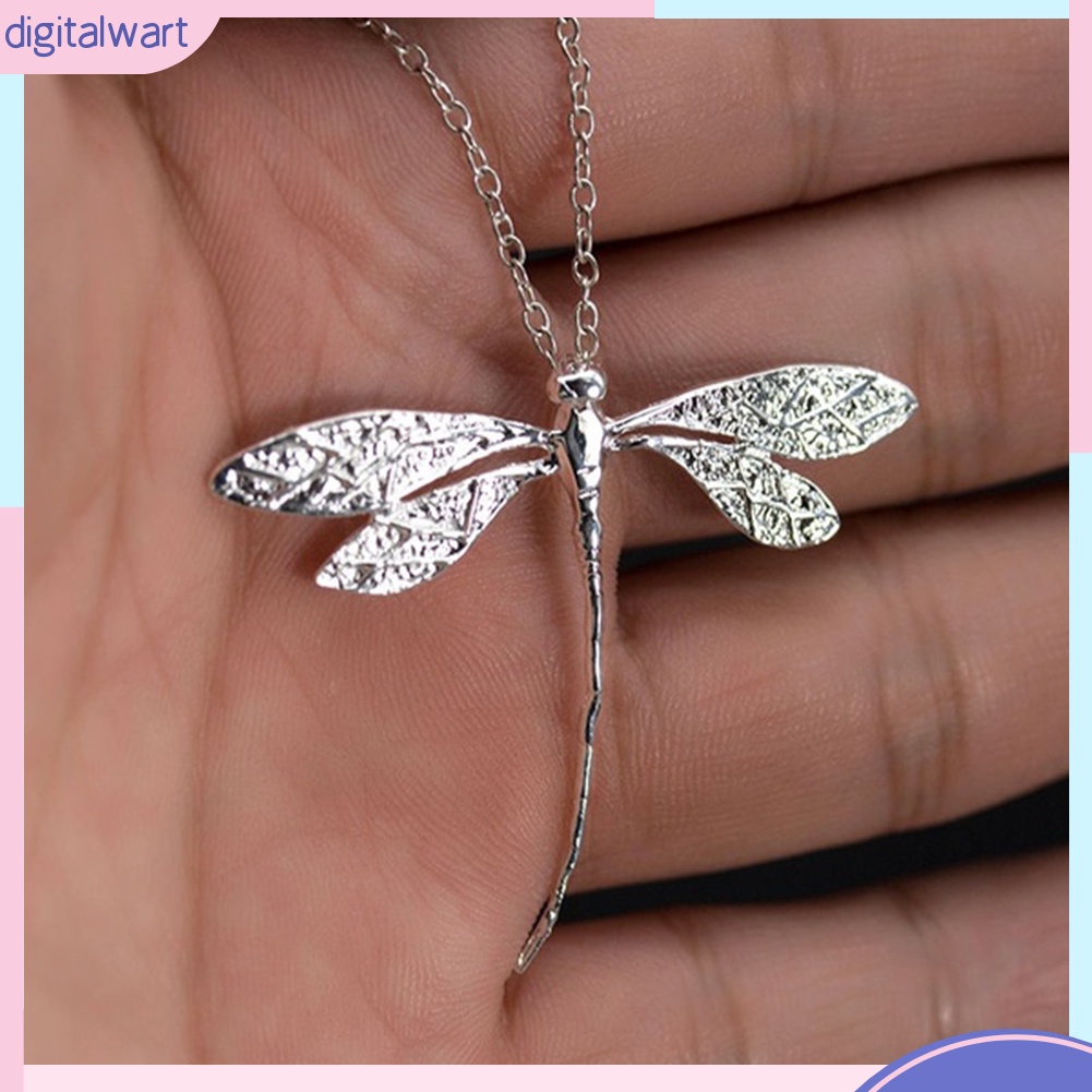 Dây Chuyền Hợp Kim Mặt Hình Chuồn Chuồn Dễ Thương Cá Tính Dành Cho Nữ